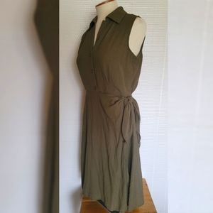 Calvin Klein wrap front dress